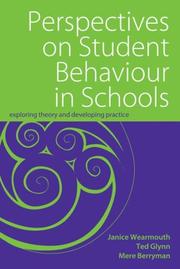 Front cover of Perspectives on student behaviour in schools by Janice Wearmouth
