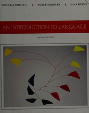 Cover of Introduction to Language by Victoria Fromkin