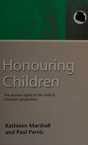 Cover of Honouring children by Kathleen Marshall