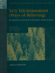 Front cover of Ta'n teli-ktlamsitasit (Ways of believing) by Angela Robinson