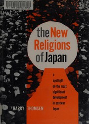 Front cover of The new religions of Japan by Harry Thomsen