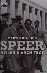 Cover of Speer by Martin Kitchen