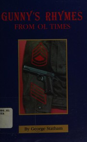 Front cover of Gunny's Rhymes by George Statham