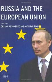 Front cover of Russia and the European Union by Oksana Antonenko