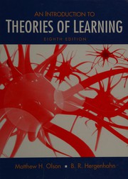 Front cover of An introduction to theories of learning by Matthew H. Olson