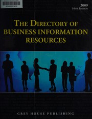 Front cover of Directory of business information resources, 2009 by Unknown