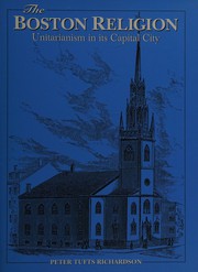 Front cover of The Boston Religion by Peter Tufts Richardson