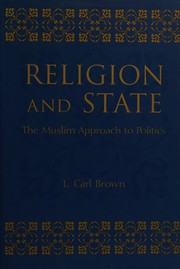 Cover of Religion and state by L. Carl Brown