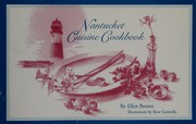 Front cover of Nantucket cuisine cookbook by Ellen Brown