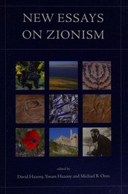 Front cover of New essays on Zionism by David Hazony