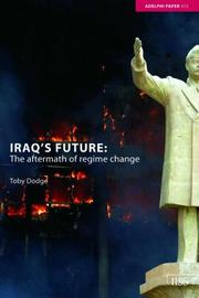 Cover of Iraq's Future by Toby Dodge