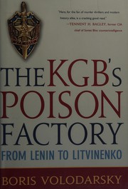 Front cover of KGB's Poison Factory by Boris Volodarsky