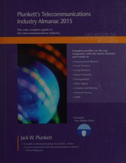 Cover of Plunkett's telecommunications industry almanac 2015 by Jack W. Plunkett