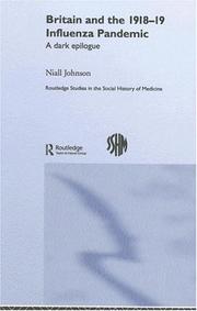 Front cover of Britain and the 1918-19 influenza pandemic by Niall Johnson