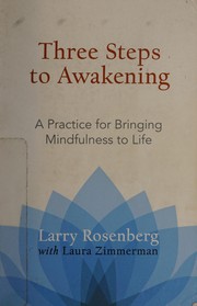 Cover of Three steps to awakening by Larry Rosenberg