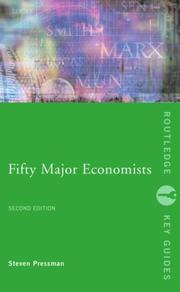 Cover of Fifty major economists by Steven Pressman