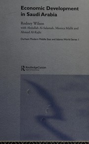 Front cover of Economic development in Saudi Arabia by Rodney Wilson