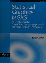 Cover of Statistical graphics in SAS by Warren F. Kuhfeld