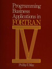 Cover of Programming business applications in Fortran IV by Phillip T. May
