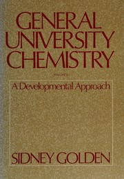 Front cover of General university chemistry by Sidney Golden
