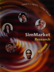 Front cover of SimMarketing student playbook by Nancy J. Nentl