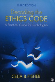 Cover of Decoding the ethics code by Celia B. Fisher