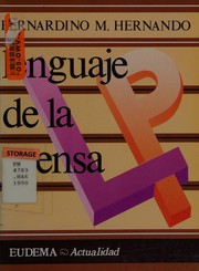 Cover of Lenguaje de la prensa by Bernardino M. Hernando