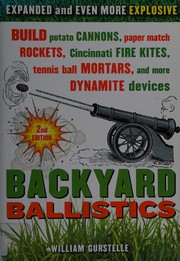 Cover of Backyard ballistics by William Gurstelle