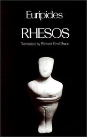 Cover of Rhesos by Euripides
