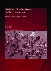 Front cover of Buddhist Studies from India to America by Damien Keown