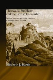 Front cover of Theravada Buddhism and the British encounter by Harris, Elizabeth J.