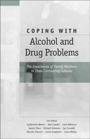 Front cover of Coping with alcohol and drug problems by Jim Orford