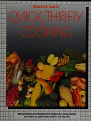 Cover of Quick, thrifty cooking by Reader's Digest (Australia) Pty. Ltd