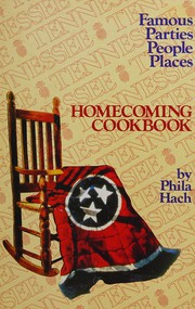 Front cover of Tennessee Homecoming Cookbook by Phila R. Hach