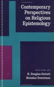 Front cover of Contemporary Perspectives on Religious Epistemology by R. Douglas Geivett