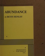 Cover of Abundance by Beth Henley