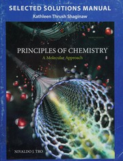 Front cover of Selected Solution Manual for Principles of Chemistry by Nivaldo J. Tro