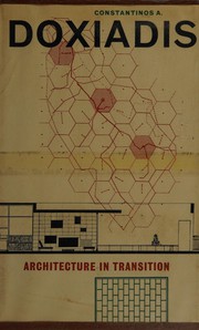 Front cover of Architecture in transition by Kōnstantinos Apostolou Doxiadēs