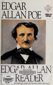 Front cover of Edgar Allan Poe Reader [13 stories, 18 poems] by Edgar Allan Poe