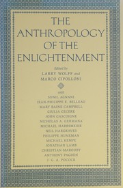 Front cover of The anthropology of the Enlightenment by Larry Wolff