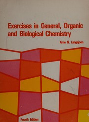 Cover of Exercises in General, Organic and Biological Chemistry by Arne Langsjoen