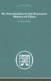 Front cover of Introduction to the Economic History of China by Stuart Kirby