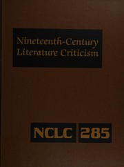 Front cover of Nineteenth-century literature criticism by Lawrence J. Trudeau