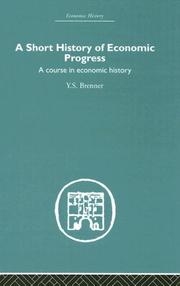 Front cover of A Short History of Economic Progress by Yehojachin Simon Brenner