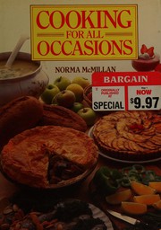 Cover of Cooking for all occasions by Norma McMillan