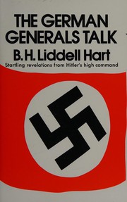 Front cover of The German generals talk by B. H. Liddell Hart