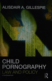 Front cover of Child pornography by Alisdair Gillespie