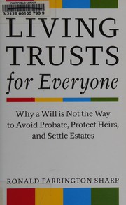 Cover of Living trusts for everyone by Ronald Farrington Sharp
