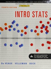 Front cover of Intro stats by Richard D. De Veaux