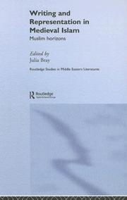 Front cover of Writing and representation in medieval Islam by Julia Bray